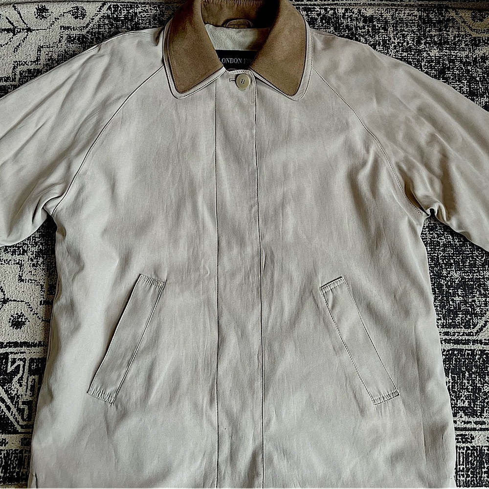 VTG London Fog Tan All Weather Coat: Size S